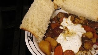 Hearty Beef stew Bourguignon stew with horseradish cream sauce [upl. by Imyaj]