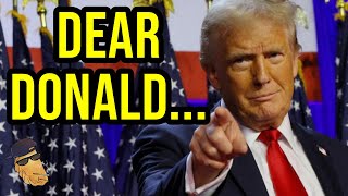 Message to New President Donald Trump [upl. by Tiffani246]