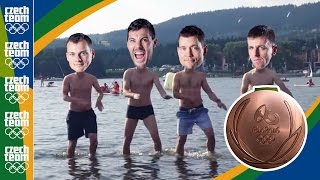 Český čtyřkajak získal BRONZ  Rio 2016 [upl. by Joela]