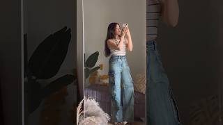 Myntra Jeans haul under ₹999 jeanshaul myntrafinds cargojeans youtubeshorts [upl. by Ahsimal776]