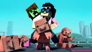 quotMinecraft Stylequot  A Parody of PSYs Gangnam Style Music Video [upl. by Lerraf]