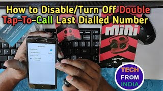 How To Turn OffDisable Double Tap To Call Last Dialled Number In Hoppup MINI Earbuds 1000Working ✅ [upl. by Purpura]