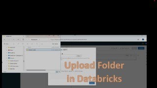 How to upload a folder in databricks [upl. by Eliades]