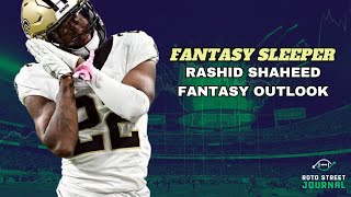 Target Rashid Shaheed as a Top 2024 Fantasy WR Sleeper [upl. by Ecinahc]