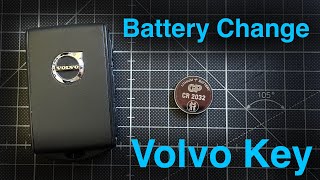 Volvo SPA Key Battery Replacement  XC90  XC40  C40  V60  S60  V90  S90  Polestar [upl. by Aeki594]