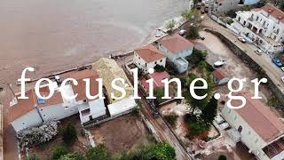 The day after cyclone Ianos in Agia Efimia Kefalonia 19092020 with Drone [upl. by Norved299]