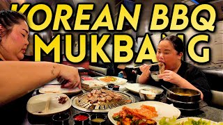 Korean BBQ Pork Belly  Pork Cheek  Brisket Mukbang 먹방 Eating Show MY 1 FAVORITE KBBQ PLACE [upl. by Ojeibbob923]