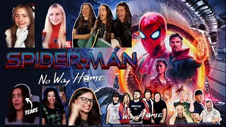 Spiderman No Way Home Epic Reaction Mashup  First Time Watching [upl. by Cirda]