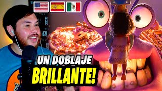 Reacción a MOANA BRILLO doblaje latino vs castellano de VAIANA BRILLANTE [upl. by Nallaf]