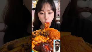 Sigs eating shortsfeed food koreanmukbanger koreancuisine mukbang koreanfoodlover koreanfood [upl. by Hafinah]