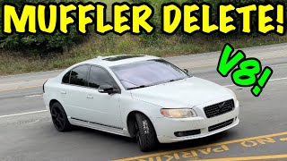 2008 Volvo S80 44L V8 w MUFFLER DELETE [upl. by Sedgewinn]