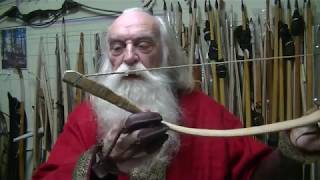 A FEW HOME MADE PRIMITIVE LONGBOWS NON REALITY TV WITH GARE [upl. by Fauch]