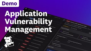 Application Vulnerability Management Demo [upl. by Asilef200]