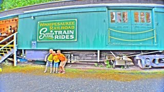 Lets Ride the Train at the Winnipesaukee Scenic Railroad [upl. by Moriarty341]