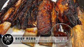 Oven Baked Beef Ribs  Fall off bone 🍖 [upl. by Fredericka]