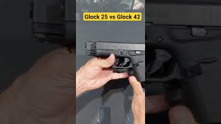 Glock 25 vs Glock 42 glock glock42 tirodeportivo ipsc shooting 380 tiro deportes [upl. by Nonahs938]