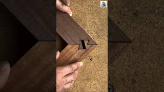 How to make dovetail miter strong Joint woodworking join amp without screwdriver [upl. by Sudoeht746]