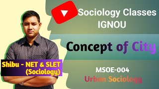 City  Indian Census amp City  Definitions of City  IGNOU MSOE 004 [upl. by Eeslek996]