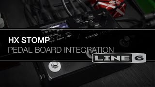 HX Stomp Pedal Board Integration  Line 6 [upl. by Ahsaz532]