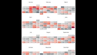 How to Create a Full Year Calendar with Month Labels [upl. by Mcevoy390]