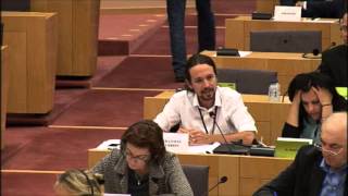 Pablo Iglesias explica a Valenciano qué es la hipocresía [upl. by Eusoj]