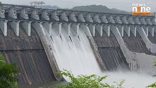 Narmada Gujarat Sardar Sarovar Dam Gates Opened Coastal Villages on Alert  News9 [upl. by Alwin692]