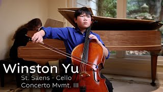 St Saens Cello Concerto III Winston Yu [upl. by Stephan]