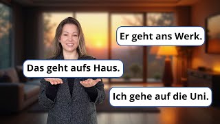 Das Verb GEHEN und seine Bedeutungen  Learn German A2 B1 B2 [upl. by Feinberg]