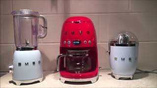 Smeg Instructional Video Drip Coffee Maker DCF01  DCF02 Tutorial  see description [upl. by Ylreveb293]