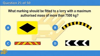 LGV Theory test 2024  Official LGV  HGV Driving Test part 3  test Large Vehicles [upl. by Macdonald889]