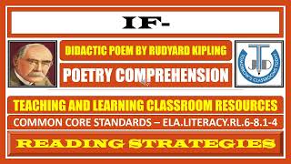 The Analysis of Rudyard Kipling’s Didactic Poem ‘If’ [upl. by Redyr405]