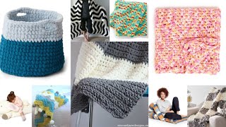 Make This 35 Free Bernat Blanket Yarn Projects Super Bulky Yarn Crochet Patterns [upl. by Aisela]