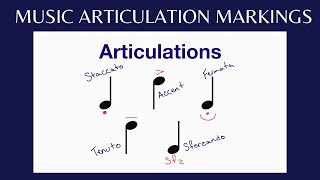 Articulation Markings in Music [upl. by Ellekram991]