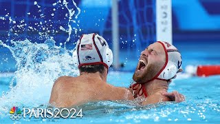 US mens water polo gets past Australia in shootout to make semis  Paris Olympics  NBC Sports [upl. by Khanna]