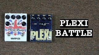 PLEXI SHOOTOUT Wampler Plexi Drive Deluxe vs Tech 21 Hot Rod Plexi Comparison [upl. by Ahsenav]