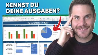 Excel Haushaltsbuch inkl Dashboard für 2024 erstellen 📊 [upl. by Inesita97]