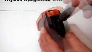 HP78 JR Inkjet Refill Instruction Video [upl. by Pesvoh]