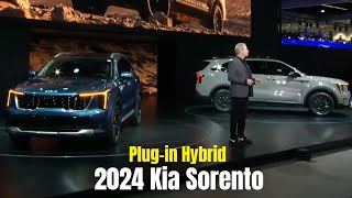 2024 Kia Sorento Plug in Hybrid and Hybrid at AutoMobility LA [upl. by Hayifas]