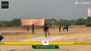 Koshli vs Bodiya Monsters Club  09Nov24 1018 AM  Dhakla Cricket Tourname… [upl. by Ayrad]