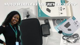 How to use a WIRELESS LAVALIER microphones on android and iPhone ft MOVO WMX1UL [upl. by Amzu]