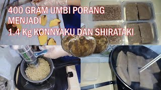 Cara Membuat Konnyaku dan Shirataki dari Umbi PORANG [upl. by Tiffie]