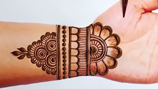 Beautiful Latest Mehndi design for hands Easy mehndi designs Simple Mehandi design [upl. by Siddra]