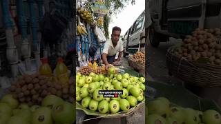 Raw Green Mango 🥭 Making 😍 love song music newsong streetfood saregamamusic food hiphopmusic [upl. by Sekofski]