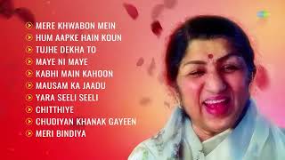 Top 10 Lata Mangeshkar Hits From 90s  Mere Khwabon Mein  Mausam Ka Jaadu  Old Bollywood Hit [upl. by Au871]