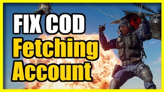 How to Fix Fetching Account Data From Platform Error in COD Black Ops 6 or Warzone PS5 Xbox PC [upl. by Annahvas]