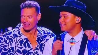 TRISTON HARPER  BLAKE SHELTON  GODS COUNTRY  FULL PERFORMANCE AMERICAN IDOL  2024 [upl. by Zetnas]