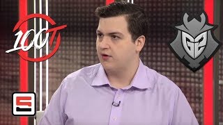 Jacob Wolf dissects G2 roster shuffle and poaching claims Bangs move to 100 Thieves  ESPN Esports [upl. by Conlen]