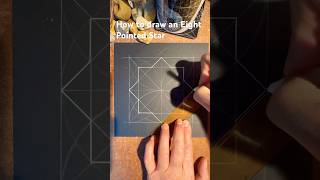 How to draw an Eight Pointed Star Fast [upl. by Jutta753]