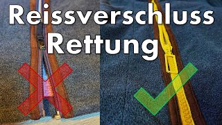 Schnelle Reissverschluss Rettung  Sew Youseful 1 Wie man einen kaputten Reissverschluss ersetzt [upl. by Augy79]