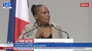 VIDEO Discours intégral de Christiane Taubira au meeting de benoît Hamon [upl. by Calvano]